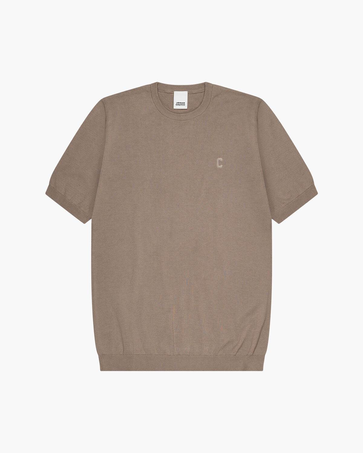JC Tee Knitted, Sand, hi-res