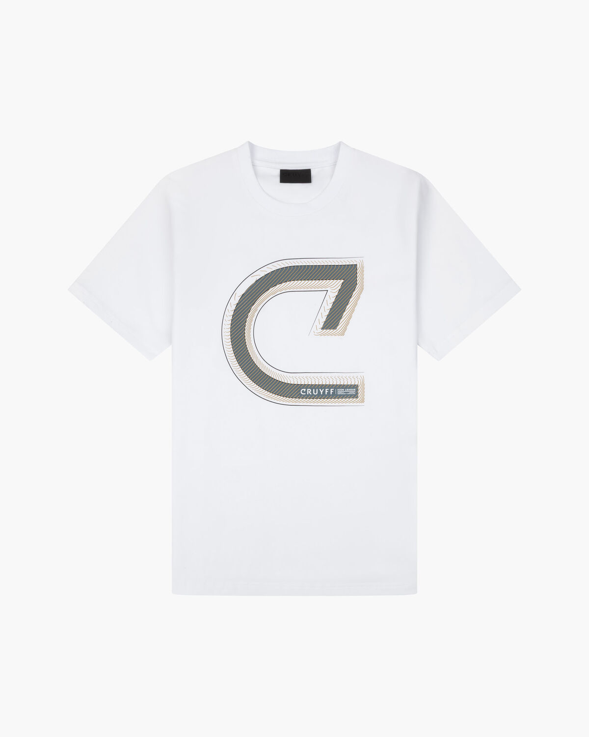 C-Tee, White/Gold, hi-res