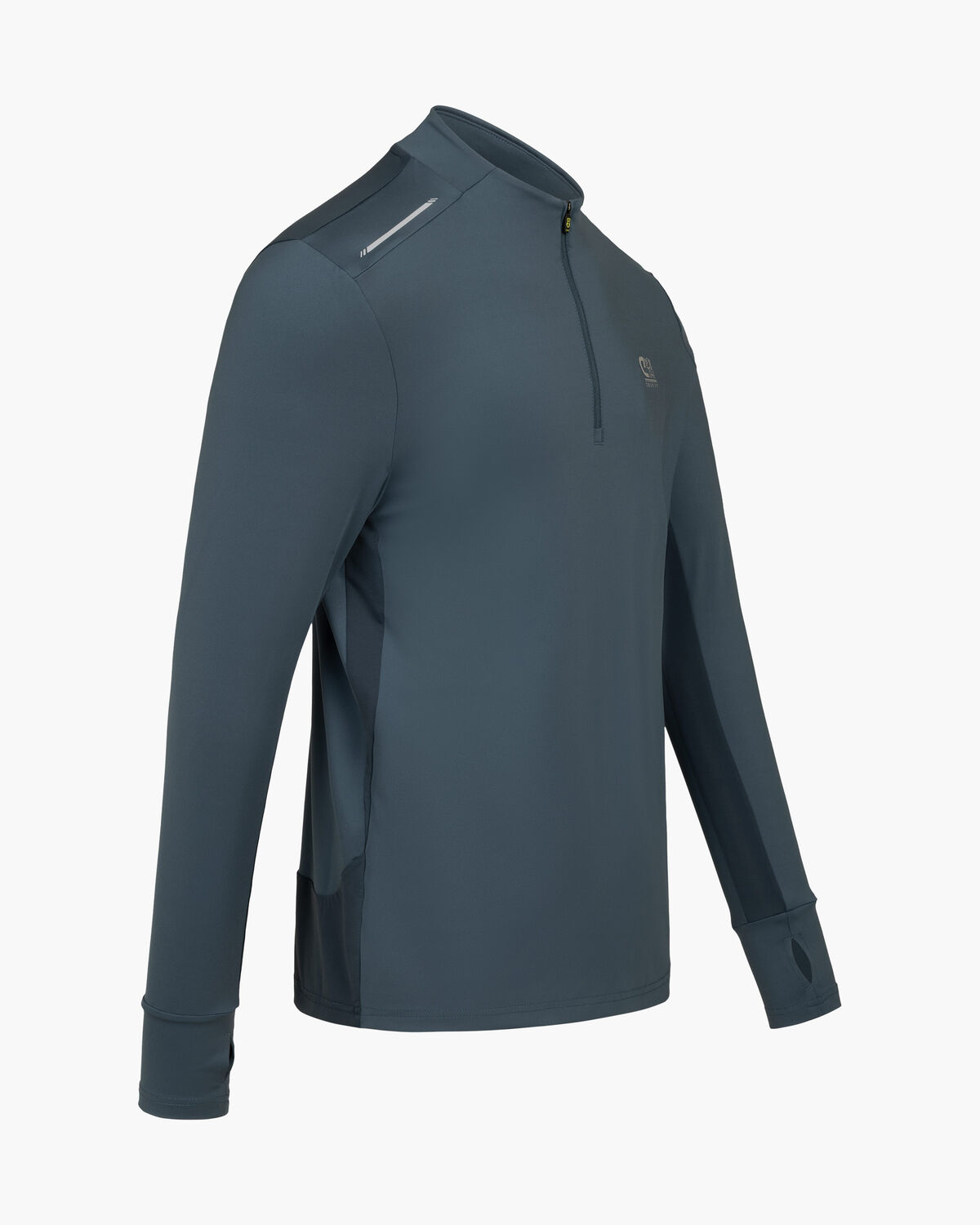 Ametrine 1/4 Zip Top, Dark grey, hi-res