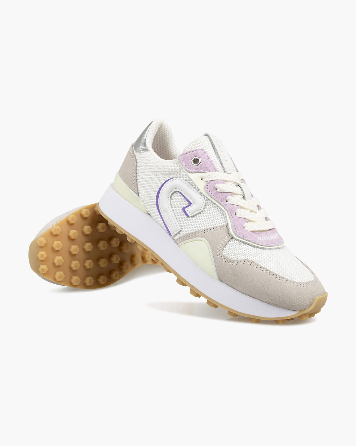 Park Runner-Mesh/Suede, Crème, hi-res