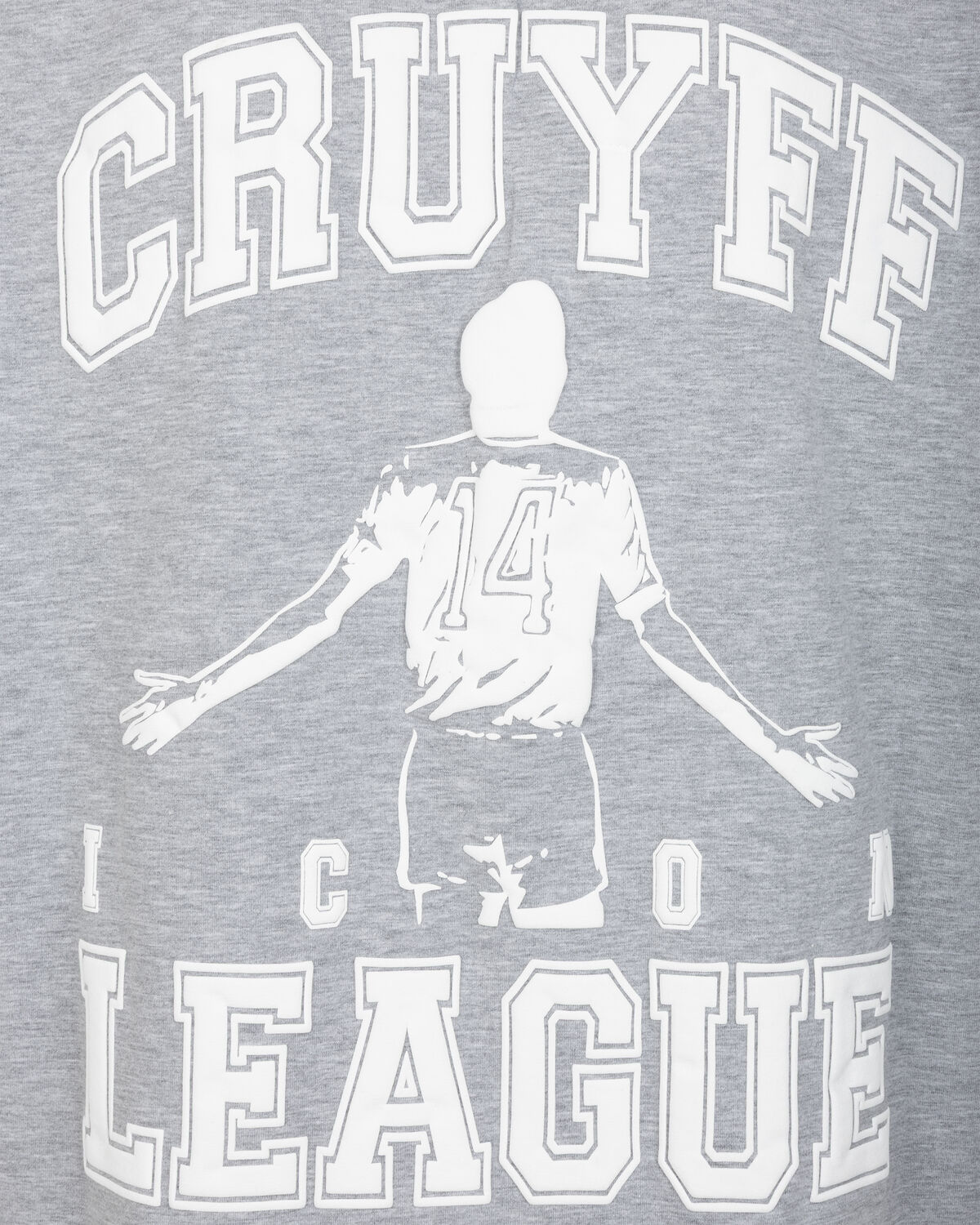 Cruyff League Tee, Grey/Grey, hi-res