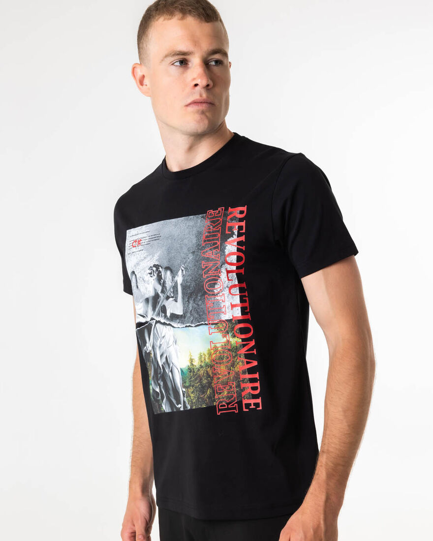 Angeles Tee  - 95% Cotton / 5% Elastane, Black, hi-res