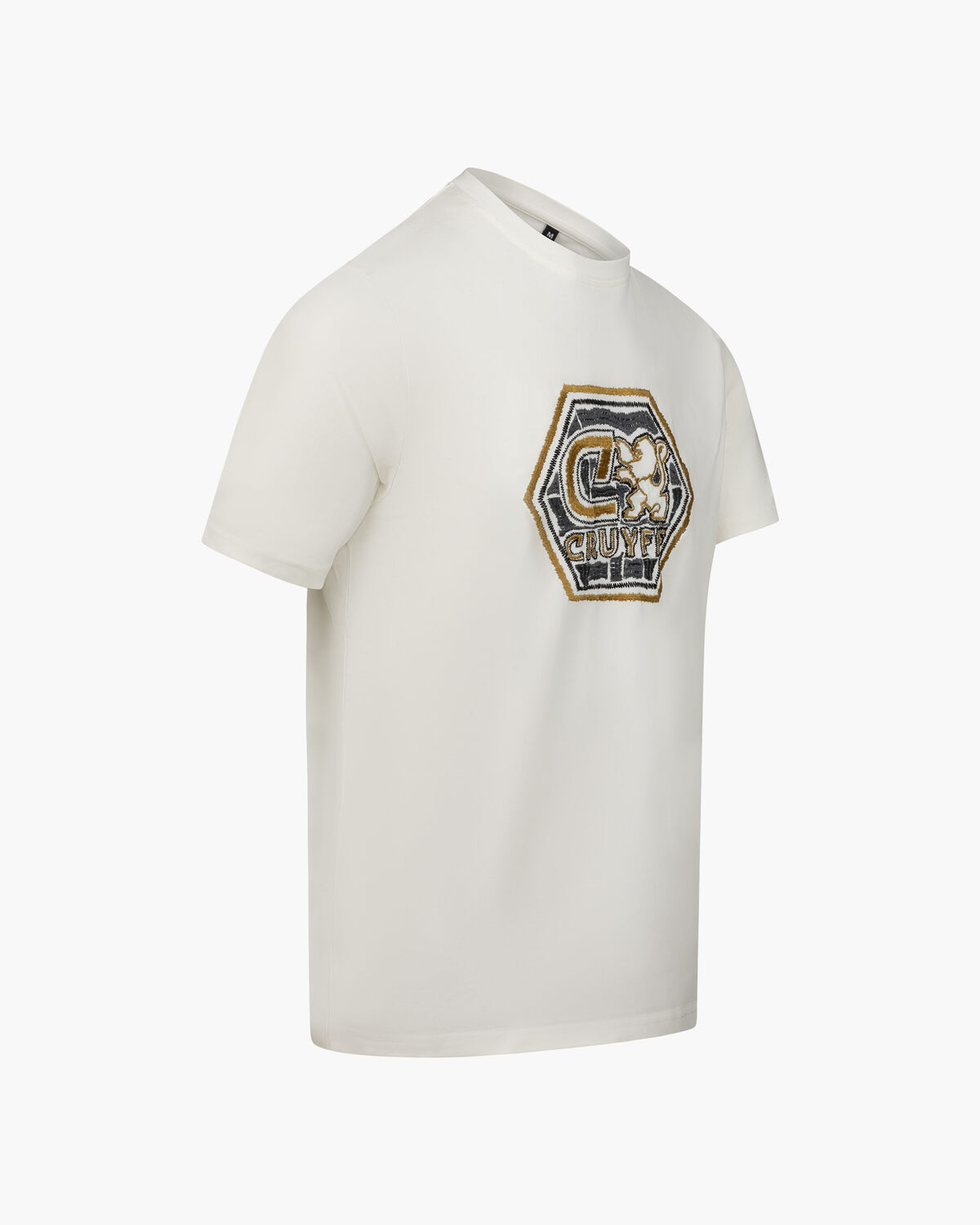C-Lion Blurry Embro Tee, White/Orange, hi-res