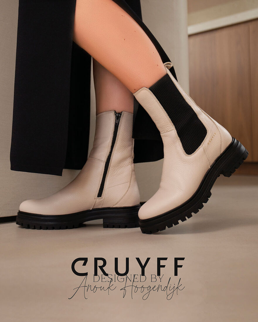 Apollo Chelsea mid boot, Crème, hi-res