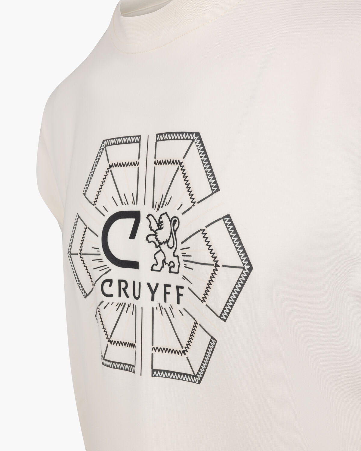 C-Lion Geo Tee, Off white, hi-res