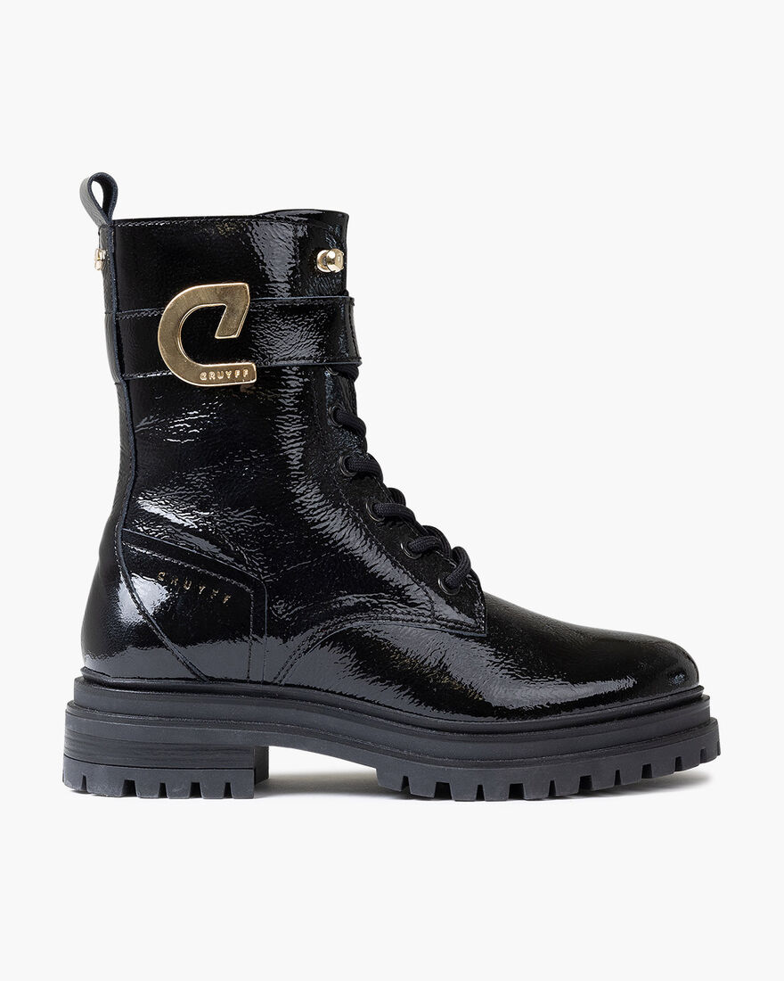 Commando Lace Boot, Black/Black, hi-res