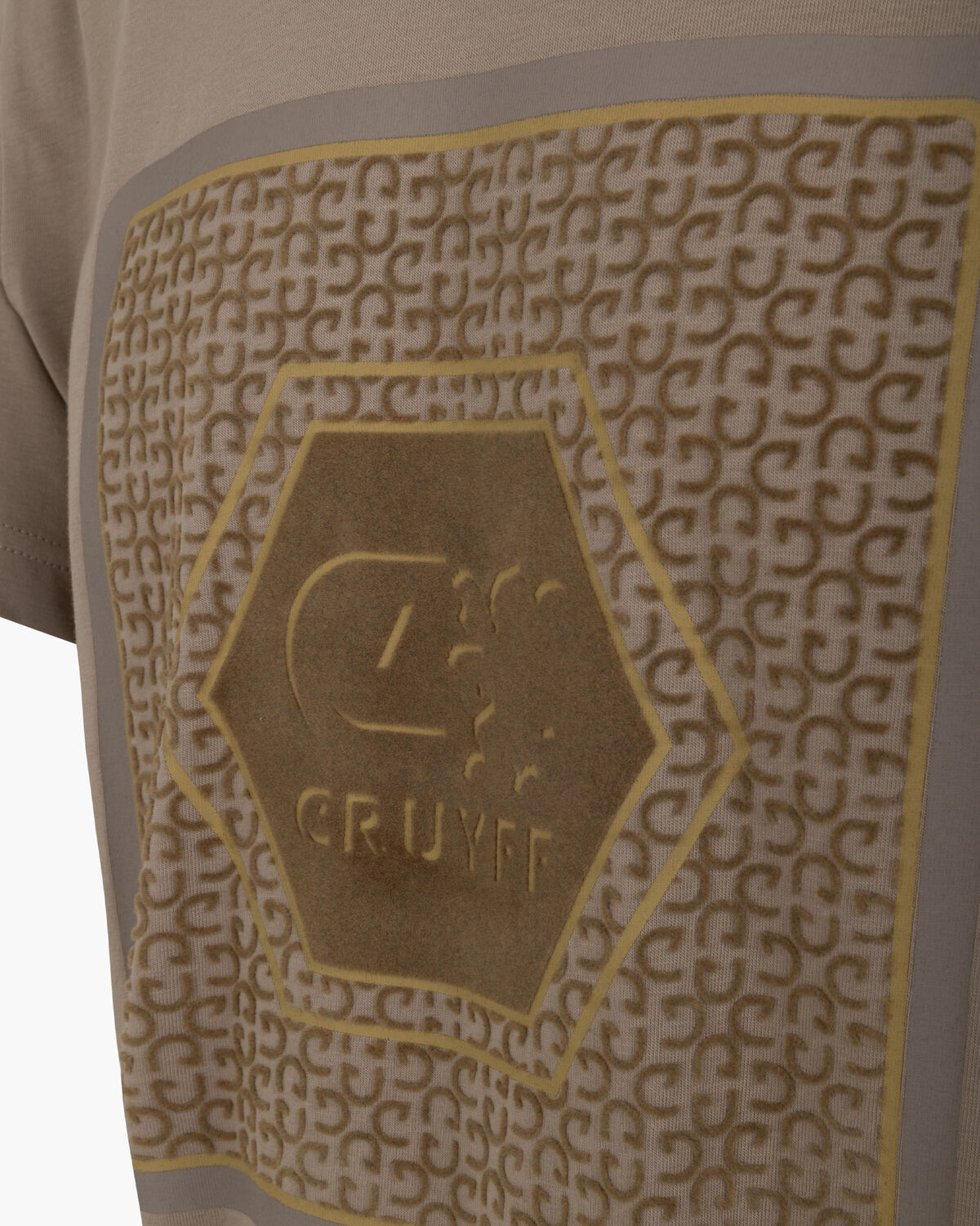 Flock Tee, Sand/Gold, hi-res