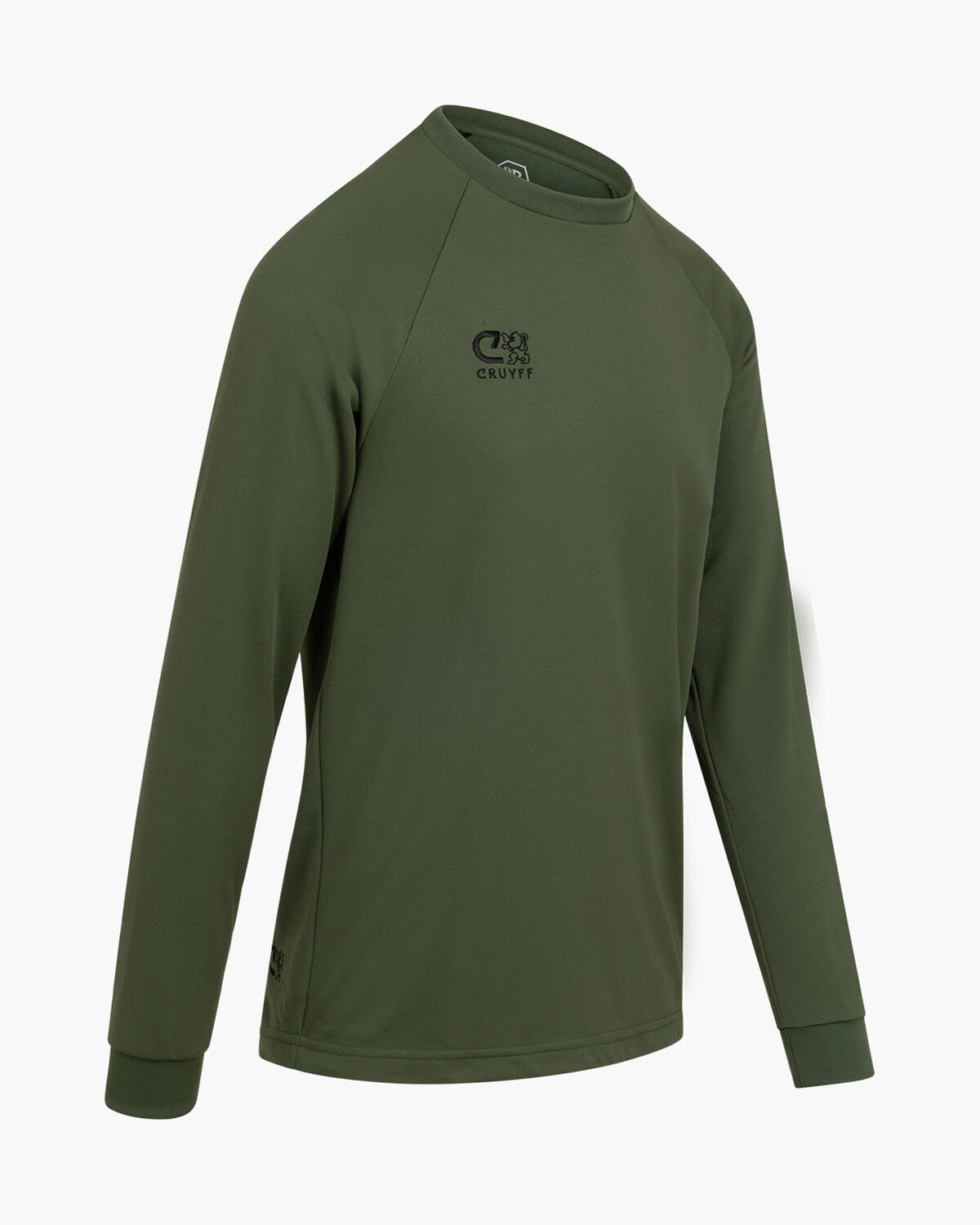 Cruyff Turn Tech Crew Top Senior, Green/Green, hi-res