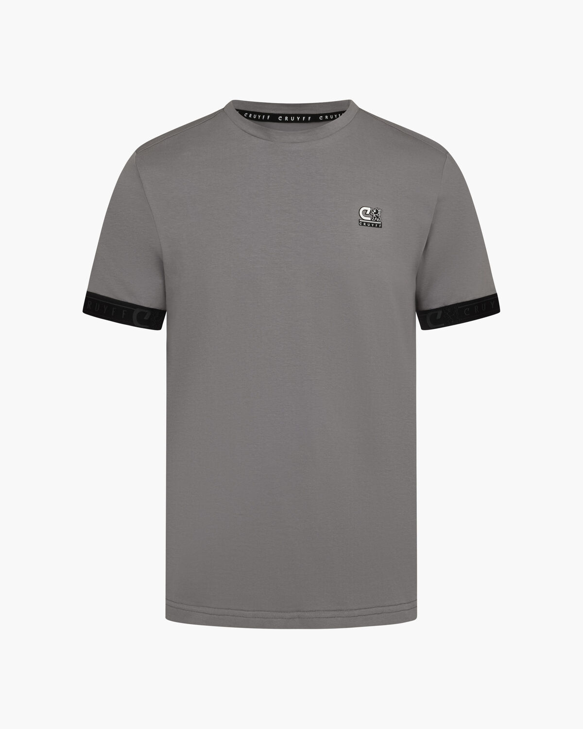 Quartz Cotton Tee, Charcoal Grey, hi-res
