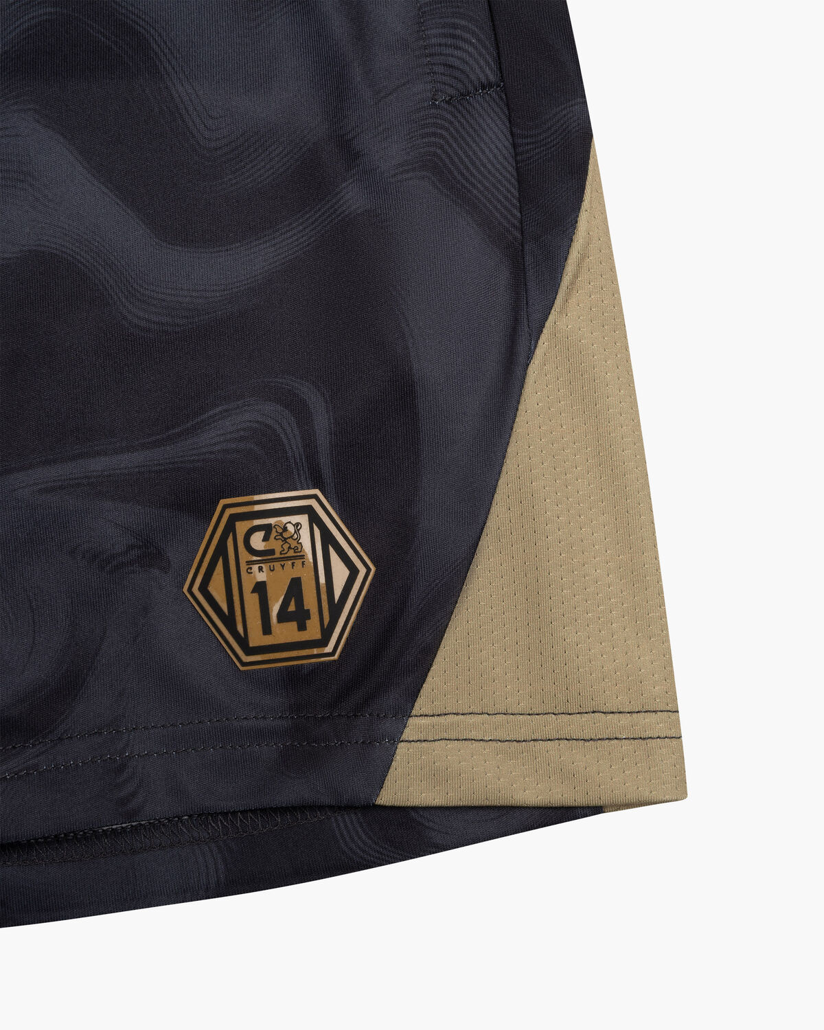 Defense Short, Black/Gold, hi-res