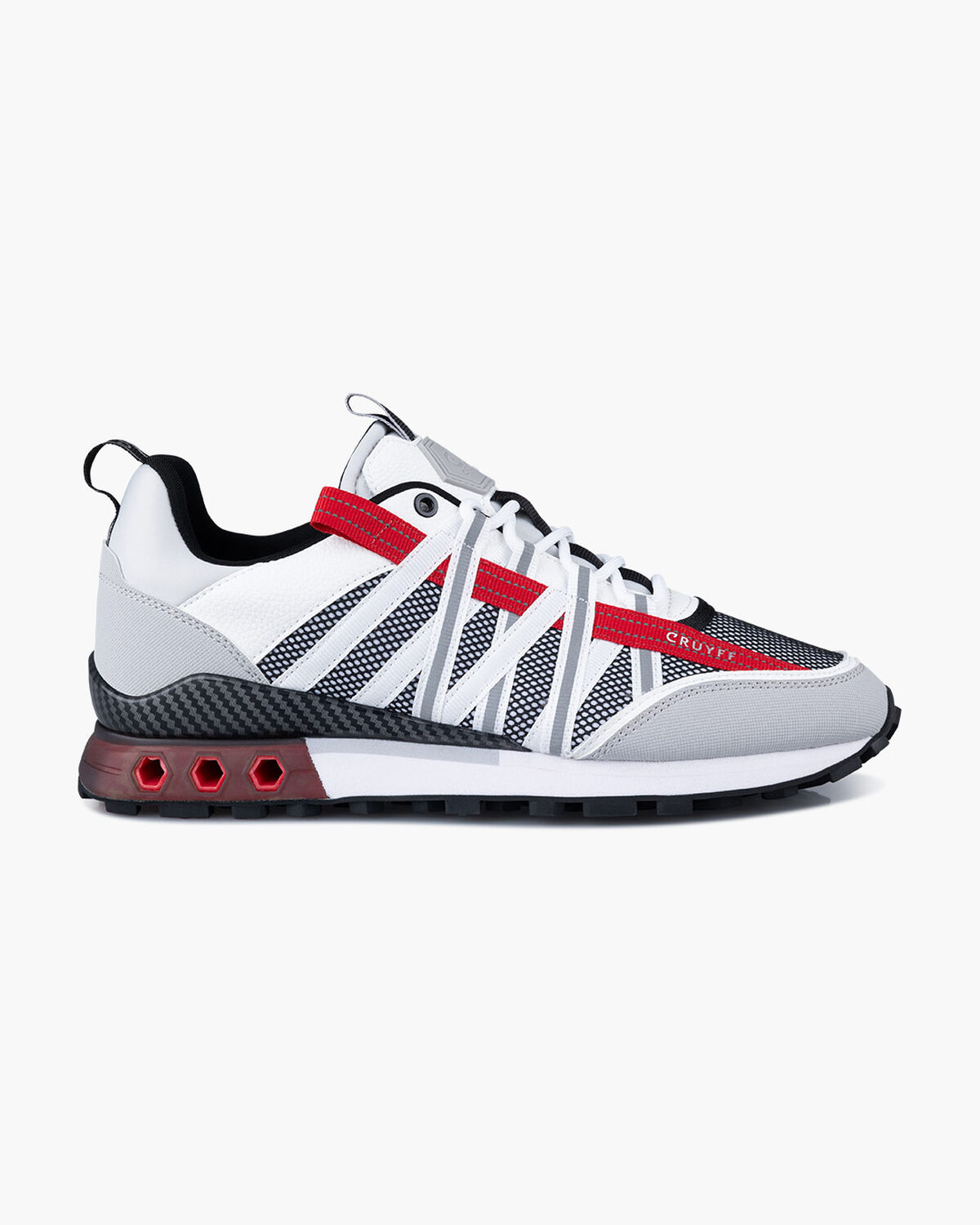Fearia Hex - Tech, White/Red, hi-res