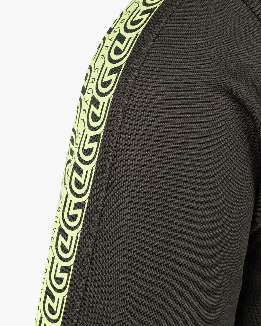 Alvaro Track Top, Green/Yellow, hi-res