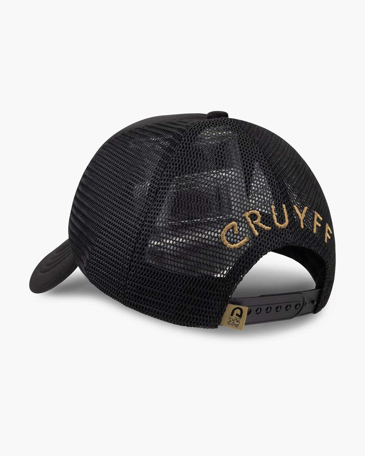 C-Lion Trucker Cap, Black/Gold, hi-res