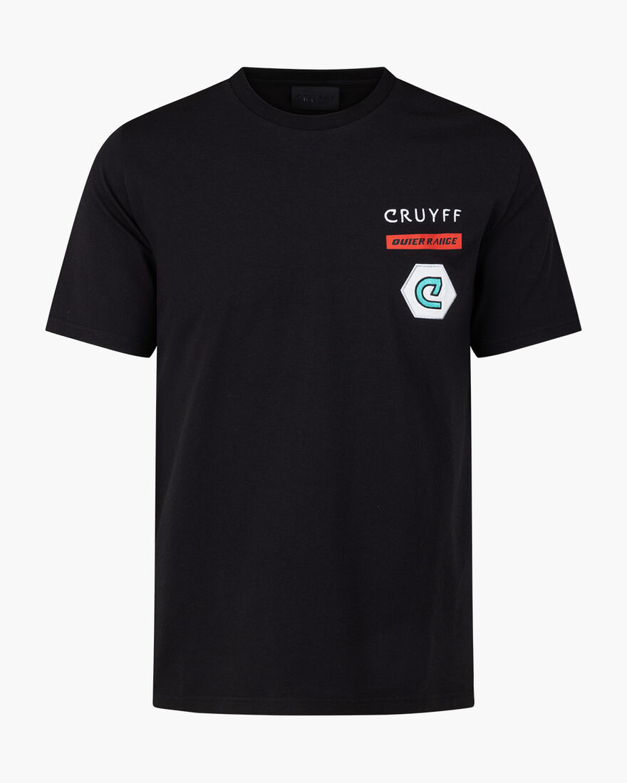 Outerrange Tee, Black, hi-res