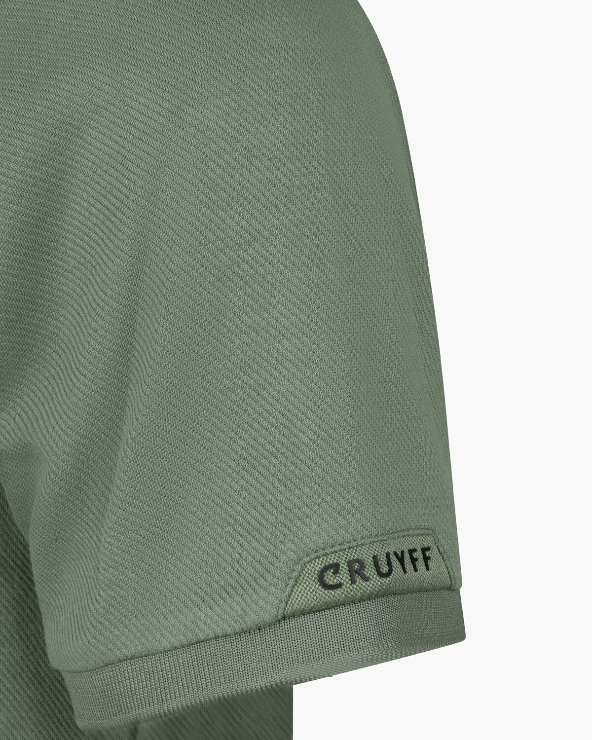 Twill Polo, Grey/Green, hi-res