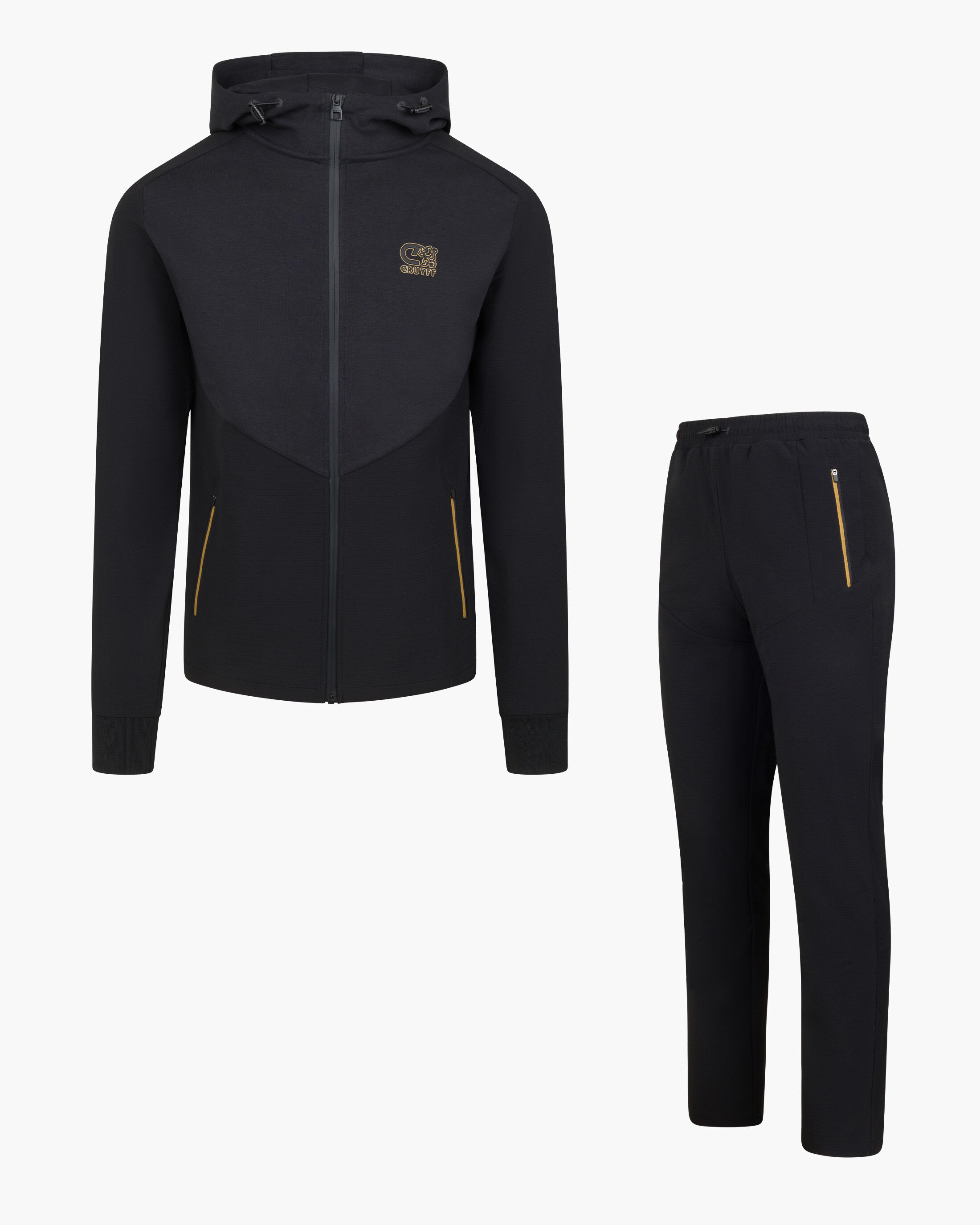 Black fleece tracksuit hot sale
