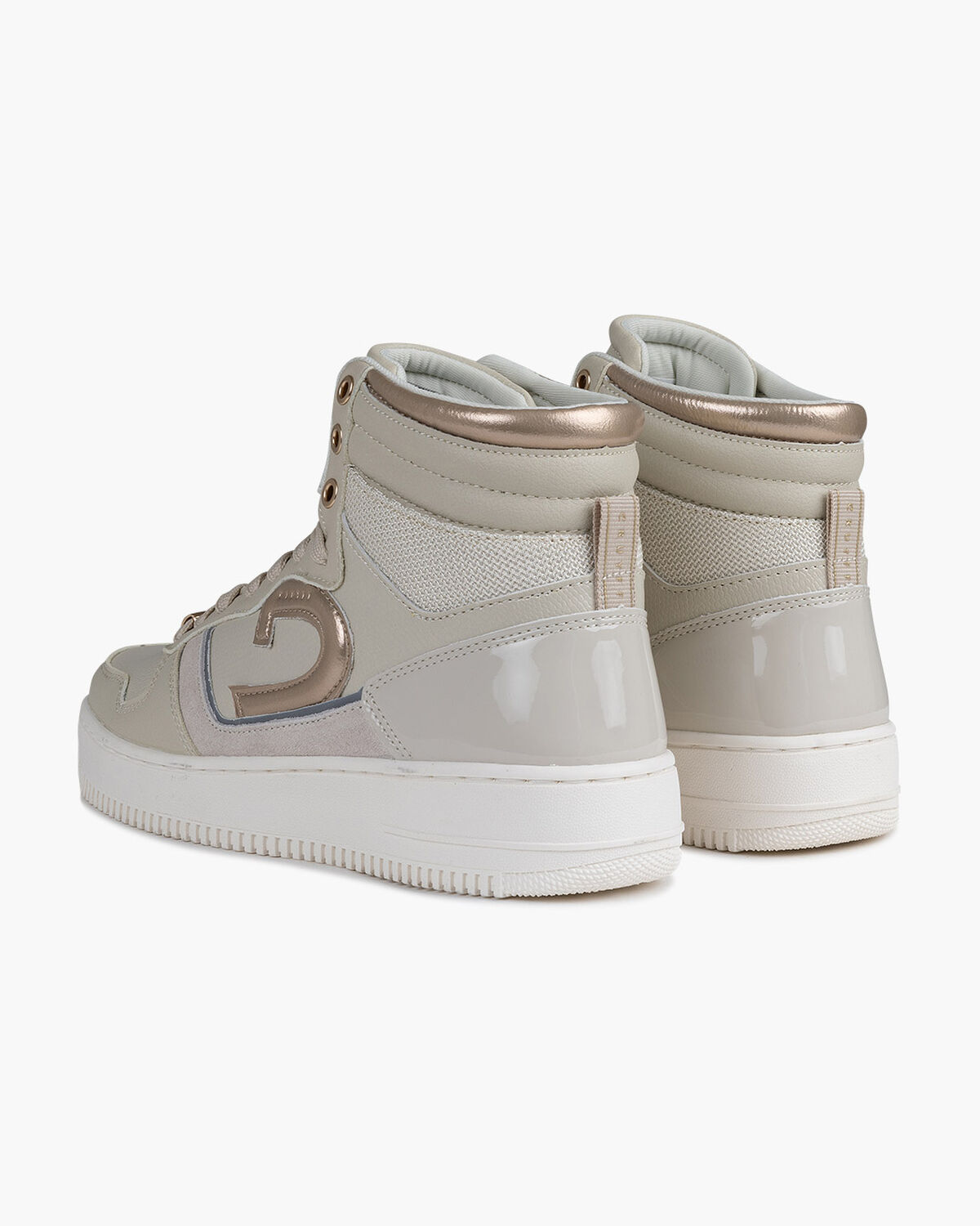 Campo High Lux - Tumbled/Suede/Patent, Crème, hi-res