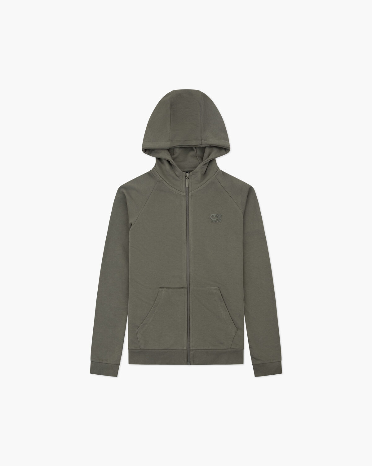 Classic Zip-Through, Khaki, hi-res