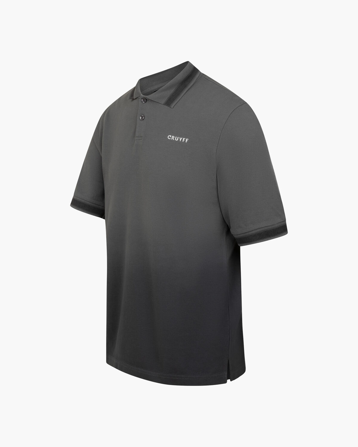 Gradient Polo, Charcoal Grey, hi-res