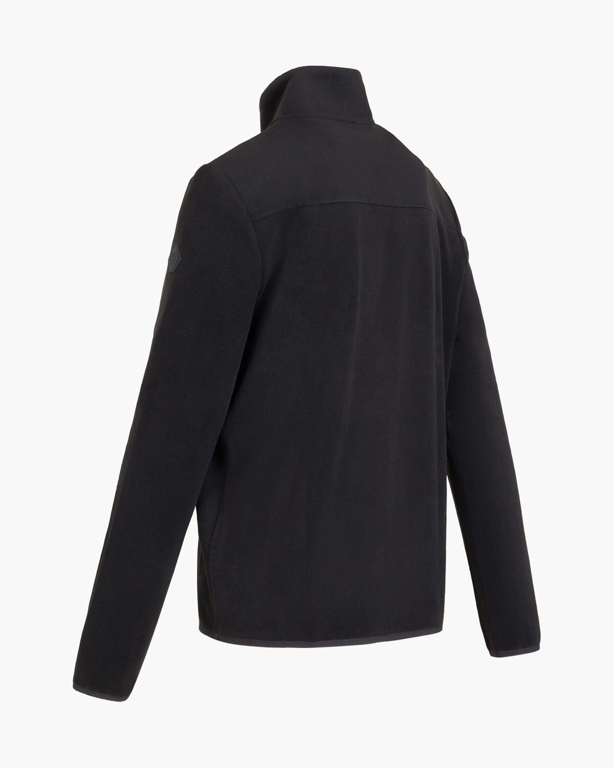 Half Zip Fleece, Black, hi-res