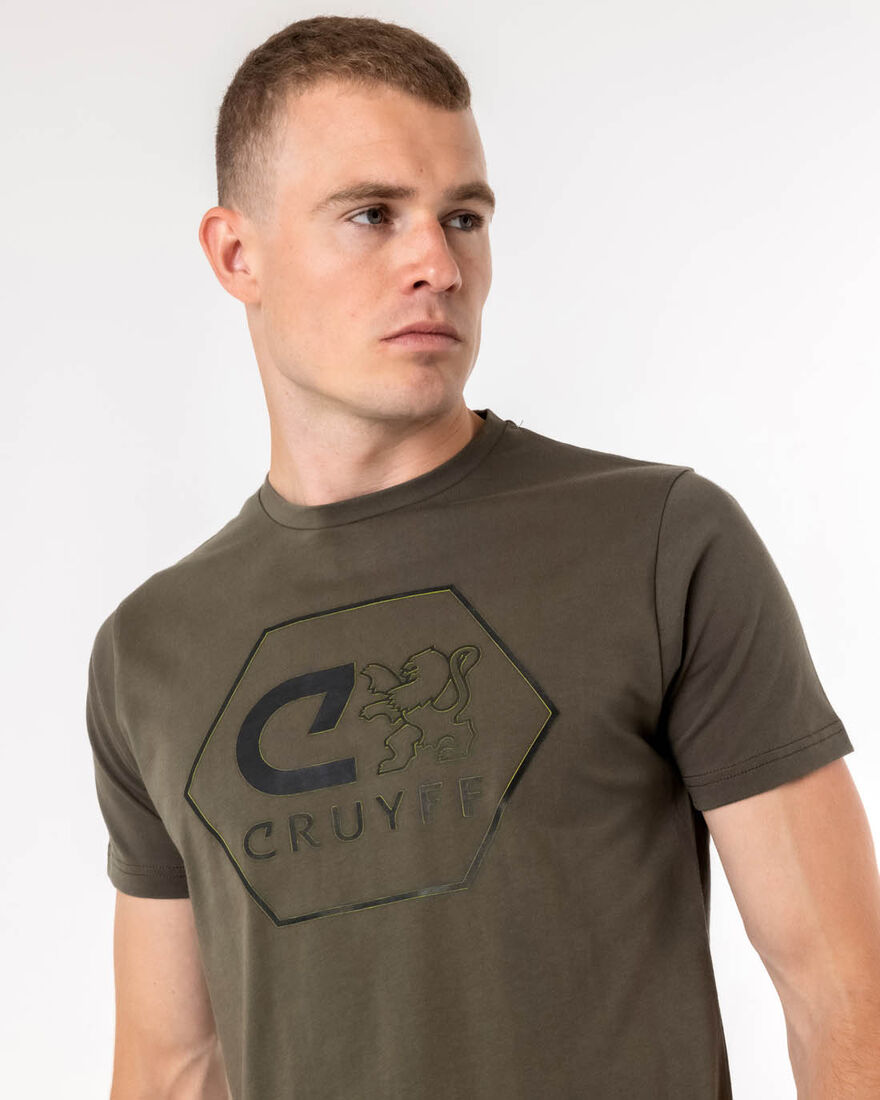Manuel Tee - 95% Cotton / 5% Elastane, Green, hi-res