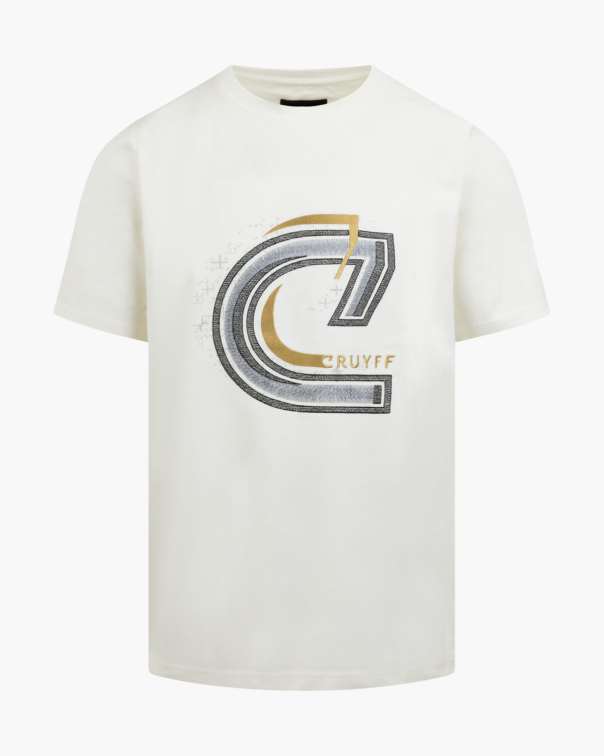 C-Logo Embro Tee, Off white, hi-res