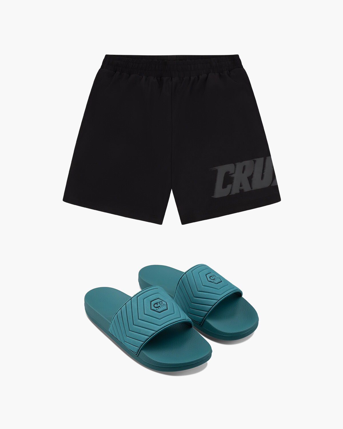 Hydro Swimshorts & Hex Slide, , hi-res