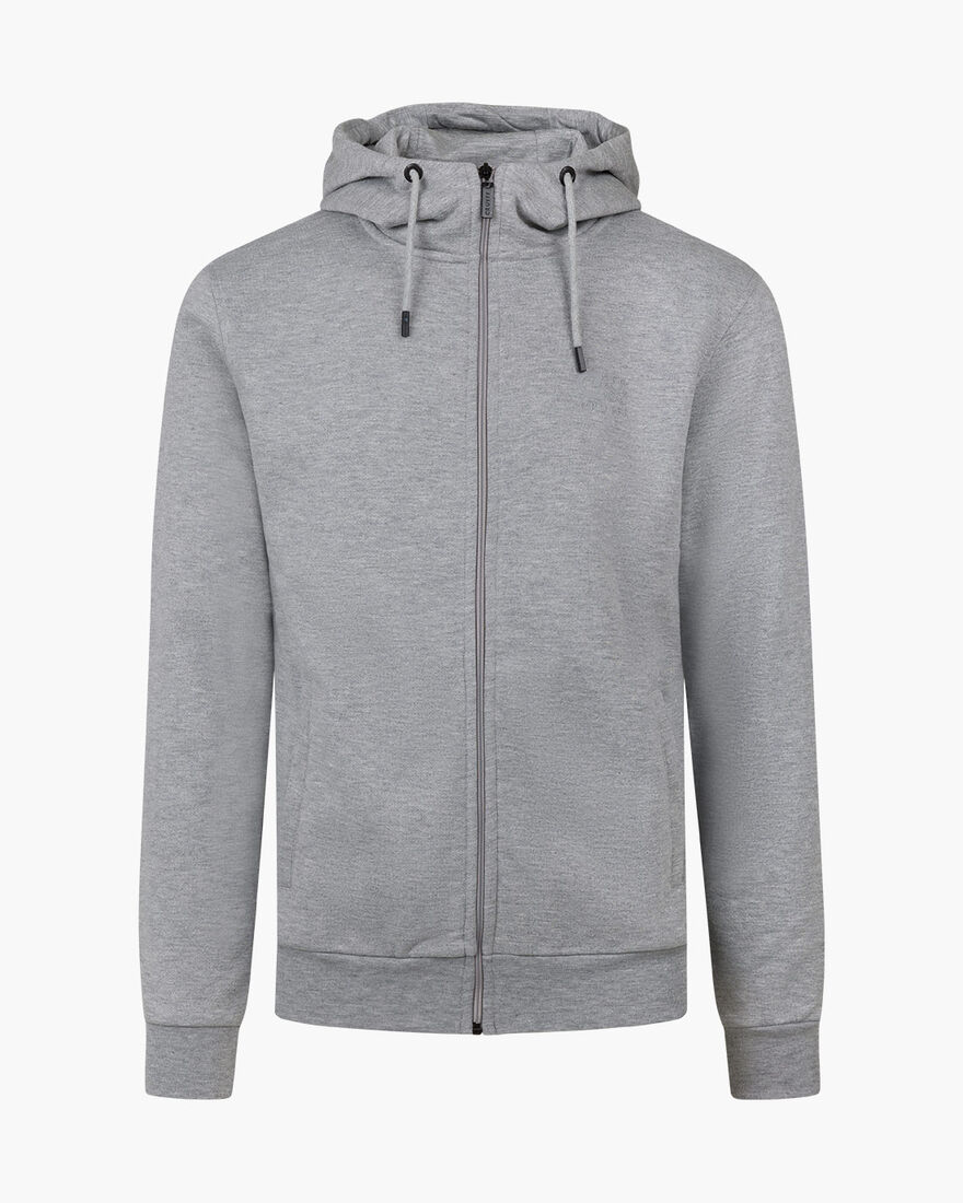 Hernandez Zip Thru Hood, Grey, hi-res