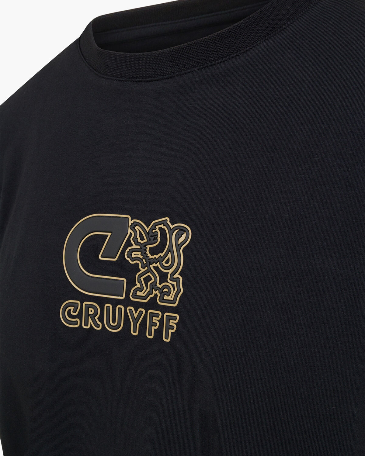 C-lion Outlined Graphic Tee, Black/Gold, hi-res