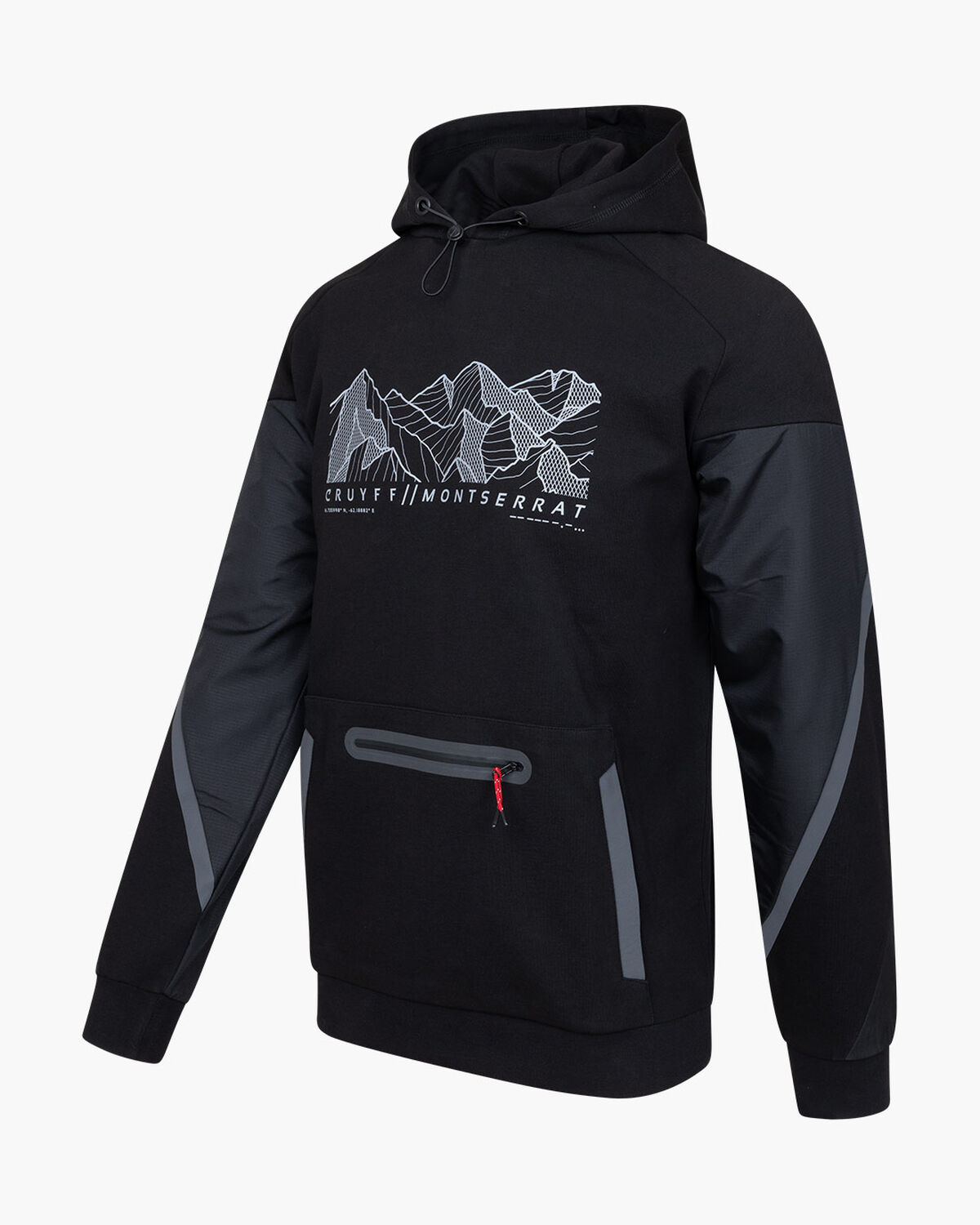 Montserrat Hoodie - Polyester / Cotton, Black, hi-res
