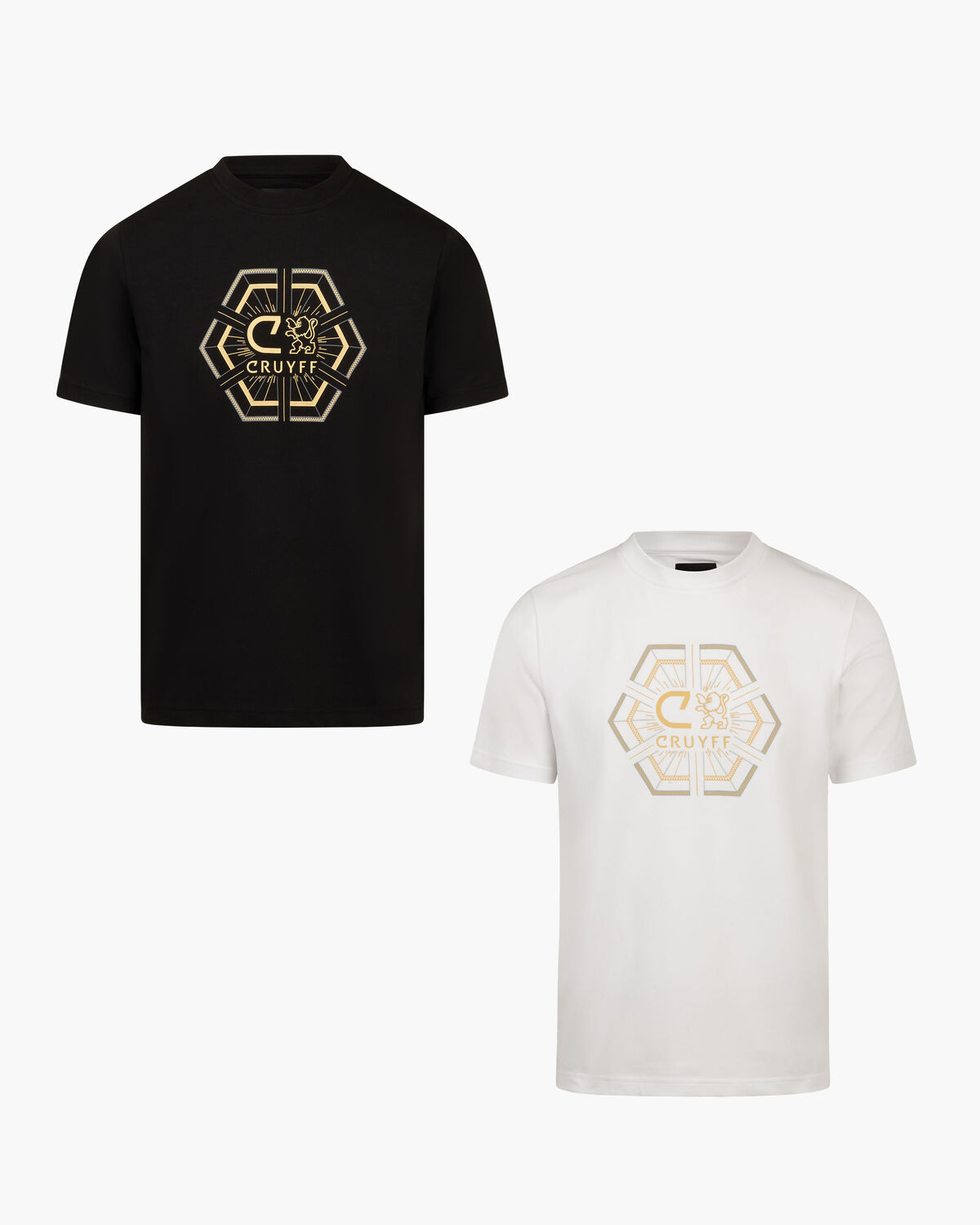 C-Lion Geo Tee & Tee (Gold), , hi-res