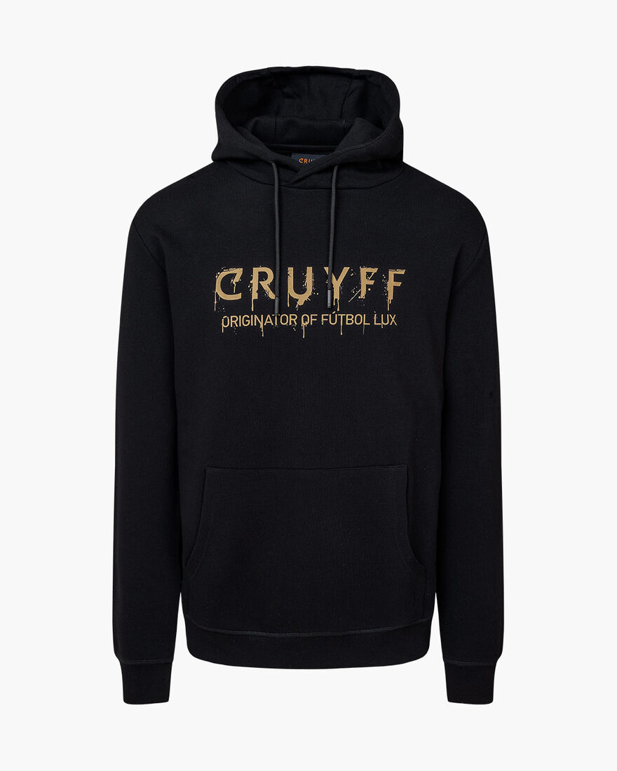 Graffiti Hoodie - Cotton, Black, hi-res