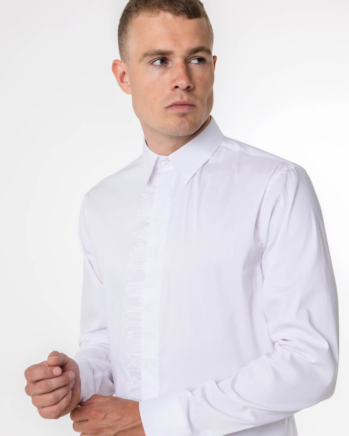 Jiron Shirt  - Cotton / Elastane, White, hi-res