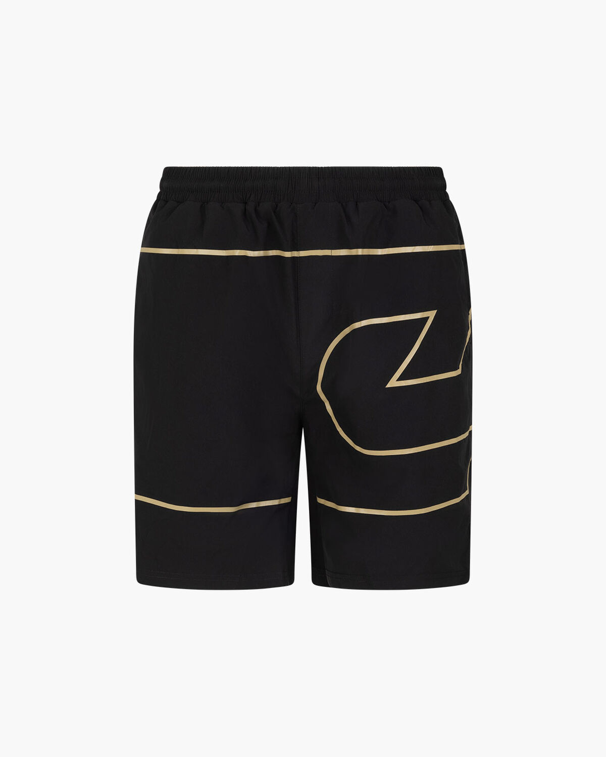 Boxsta Swimshort, Black/Gold, hi-res