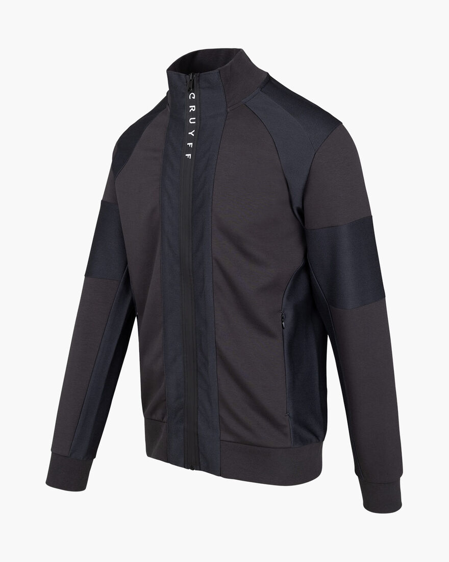 Etherio Track Top, Charcoal Grey, hi-res