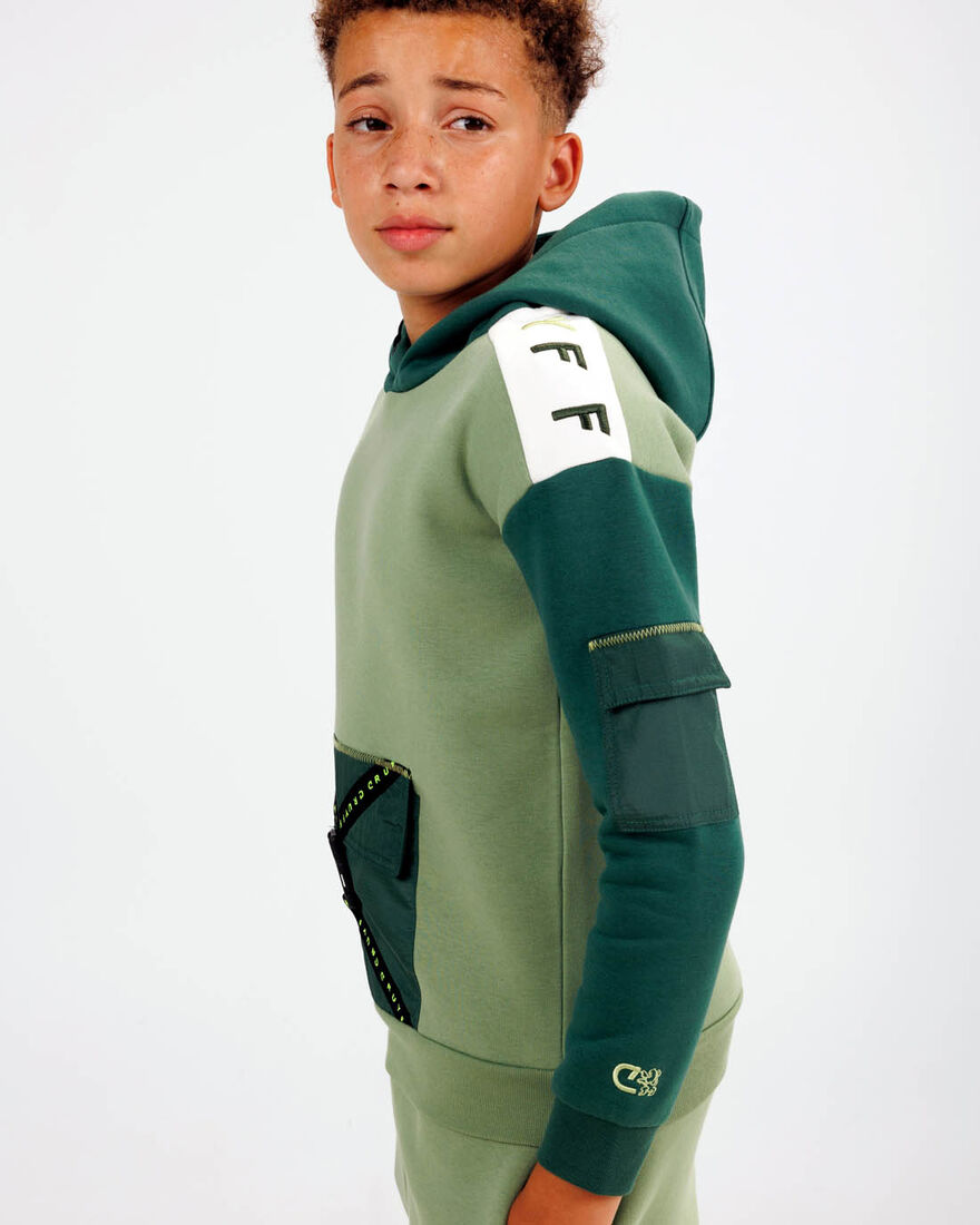 Clipper Hoodie, Green, hi-res