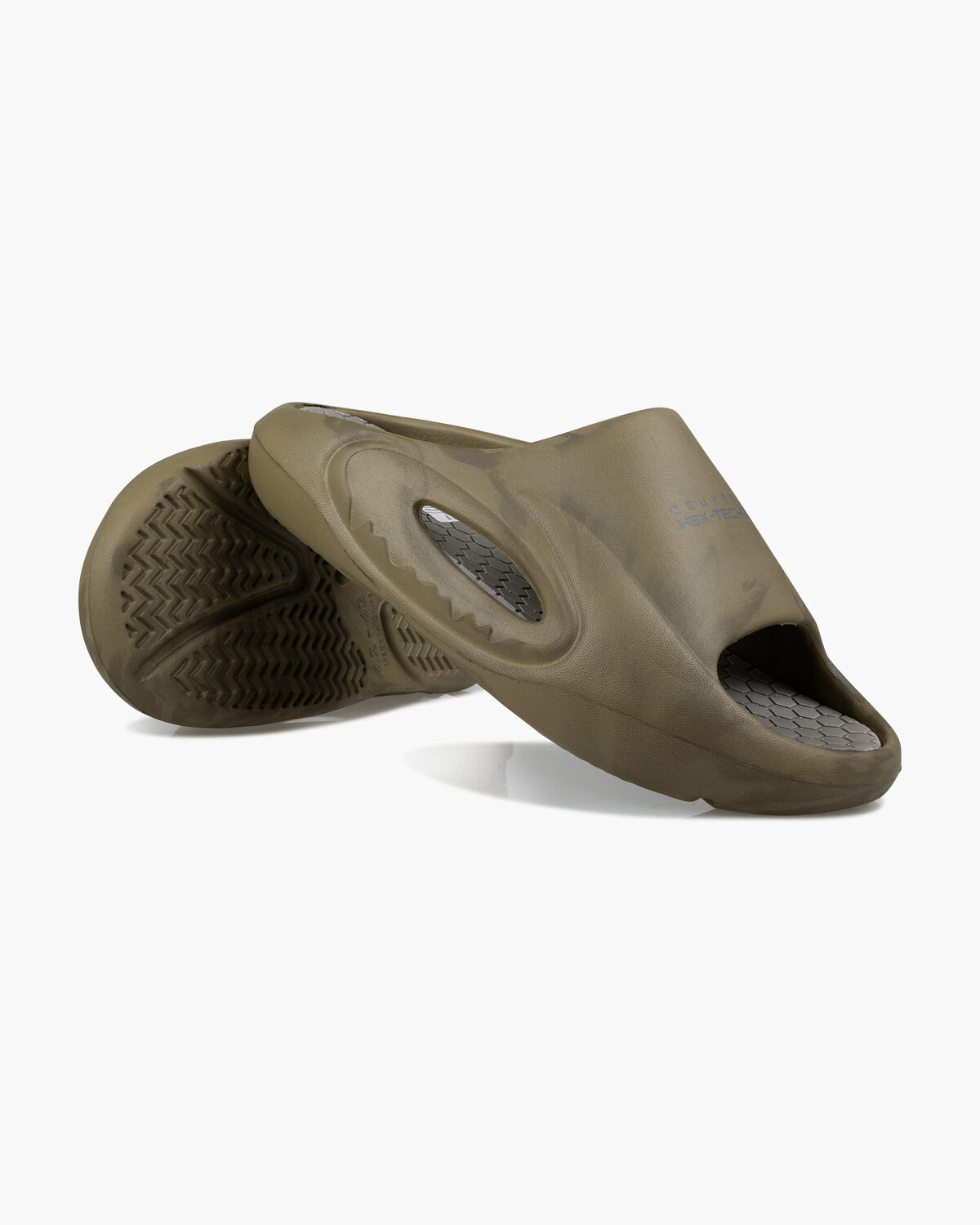 Recovery Hex-Tech slide, Forest Green, hi-res
