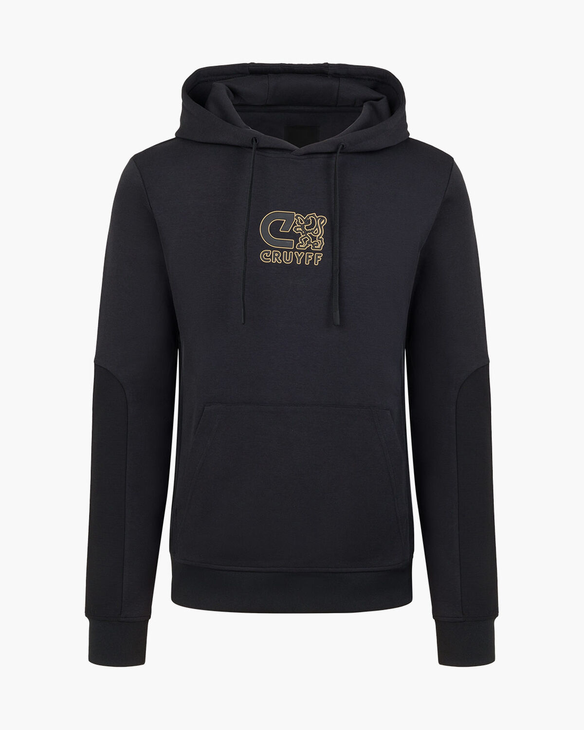 C-lion Outlined Graphic Hoodie, Black/Gold, hi-res