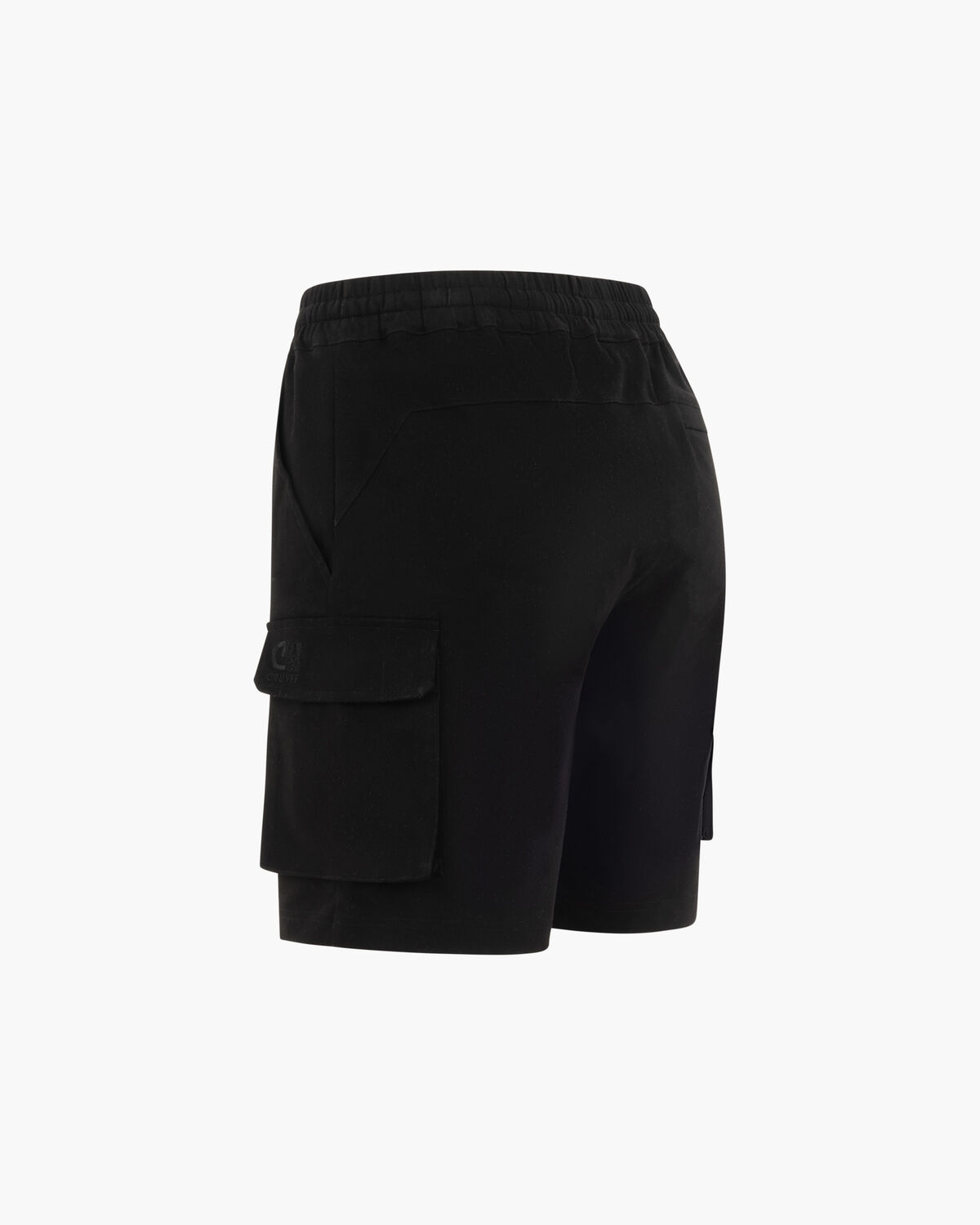 Twill Cargo Short, Black, hi-res