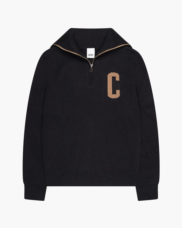 Half Zip C- Knit