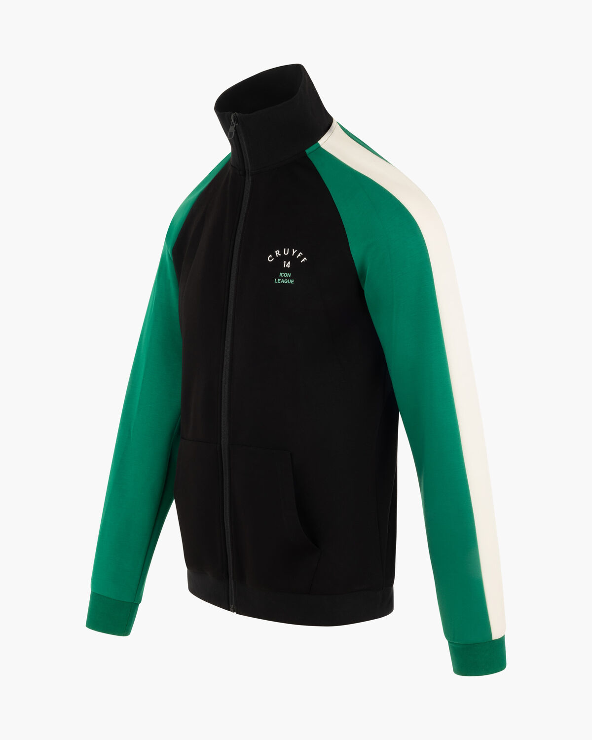 League 14 Tracktop, Black/Green, hi-res
