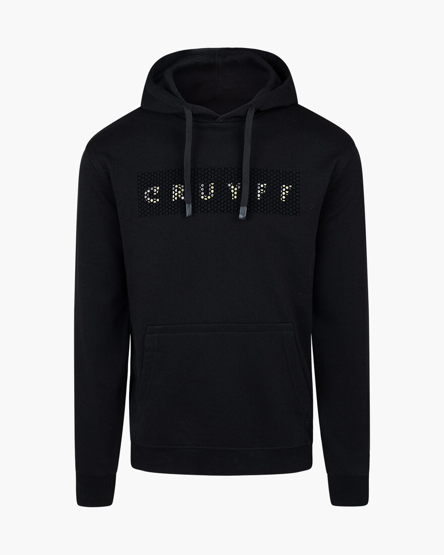 Amo Hoodie - 65% Cotton 35% Polyester, Black, hi-res