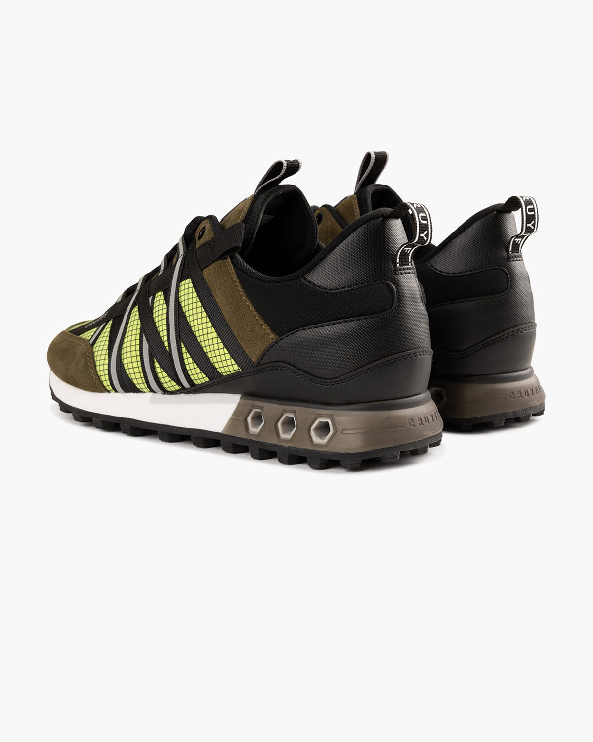 Fearia Hex - Grid Ripstop/Suede, Green/Orange, hi-res