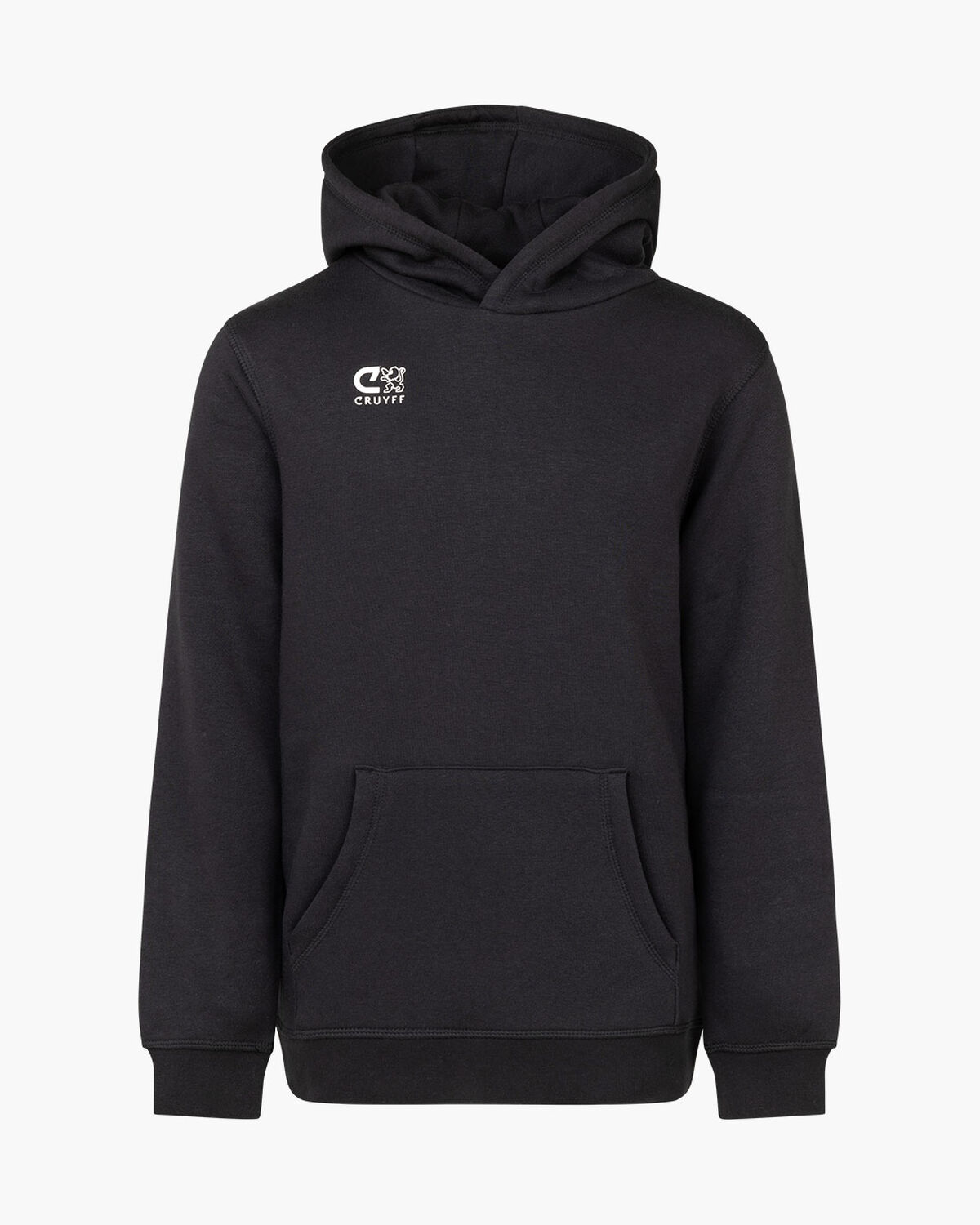 Cruyff Core Hoodie Junior - 70% Cotton / 30% Polye, Black, hi-res