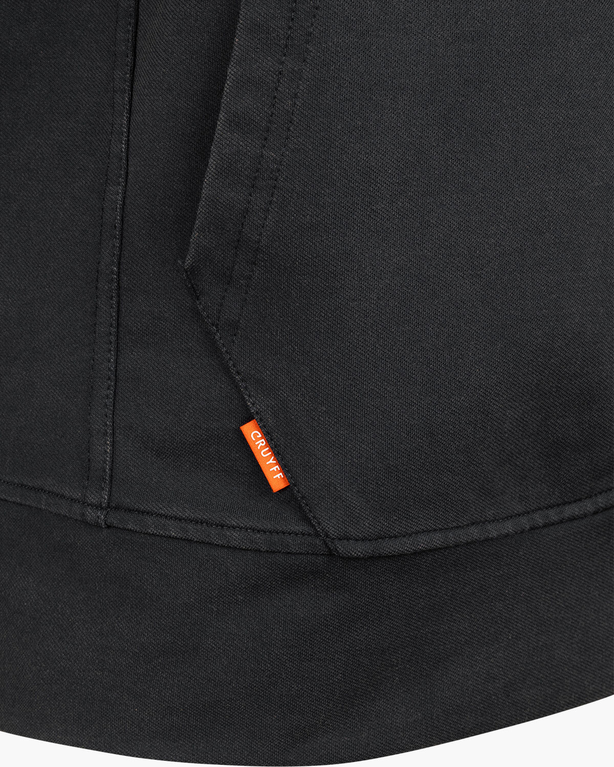 Non denim Hoodie, Black, hi-res