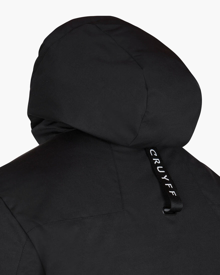Romano Parka Jacket - Black - 100% Polyamide, Black, hi-res