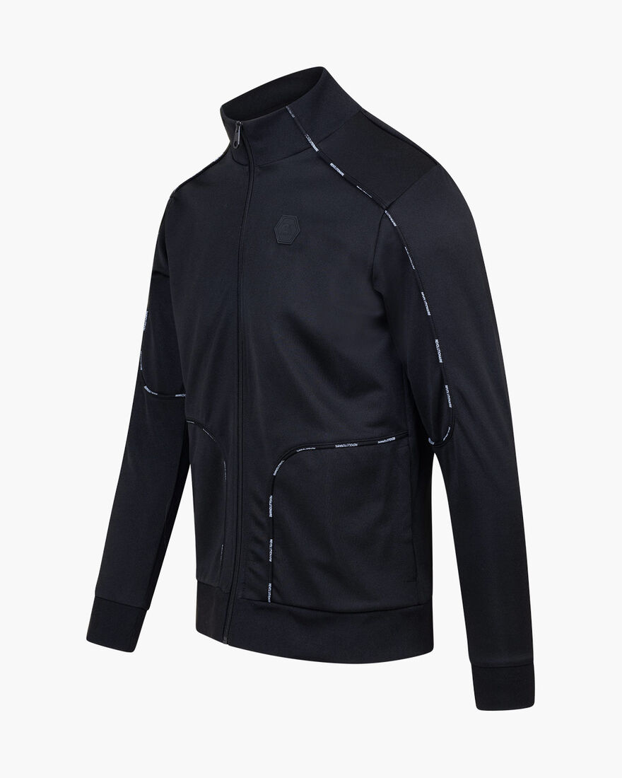 Revolucion Track Top  - 65% Polyester / 35%Cotton, Black, hi-res