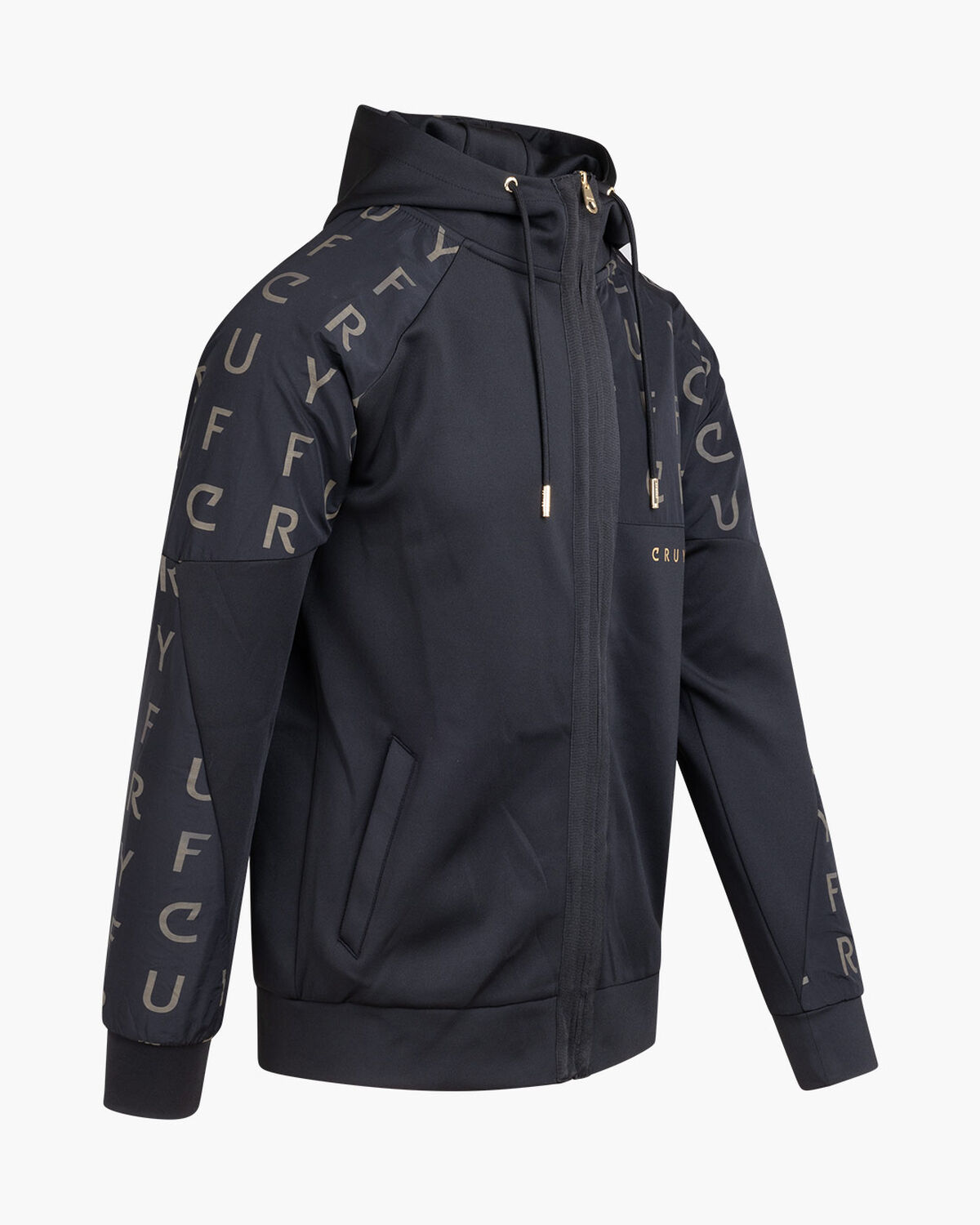 Mathero Track Top, Black/Gold, hi-res