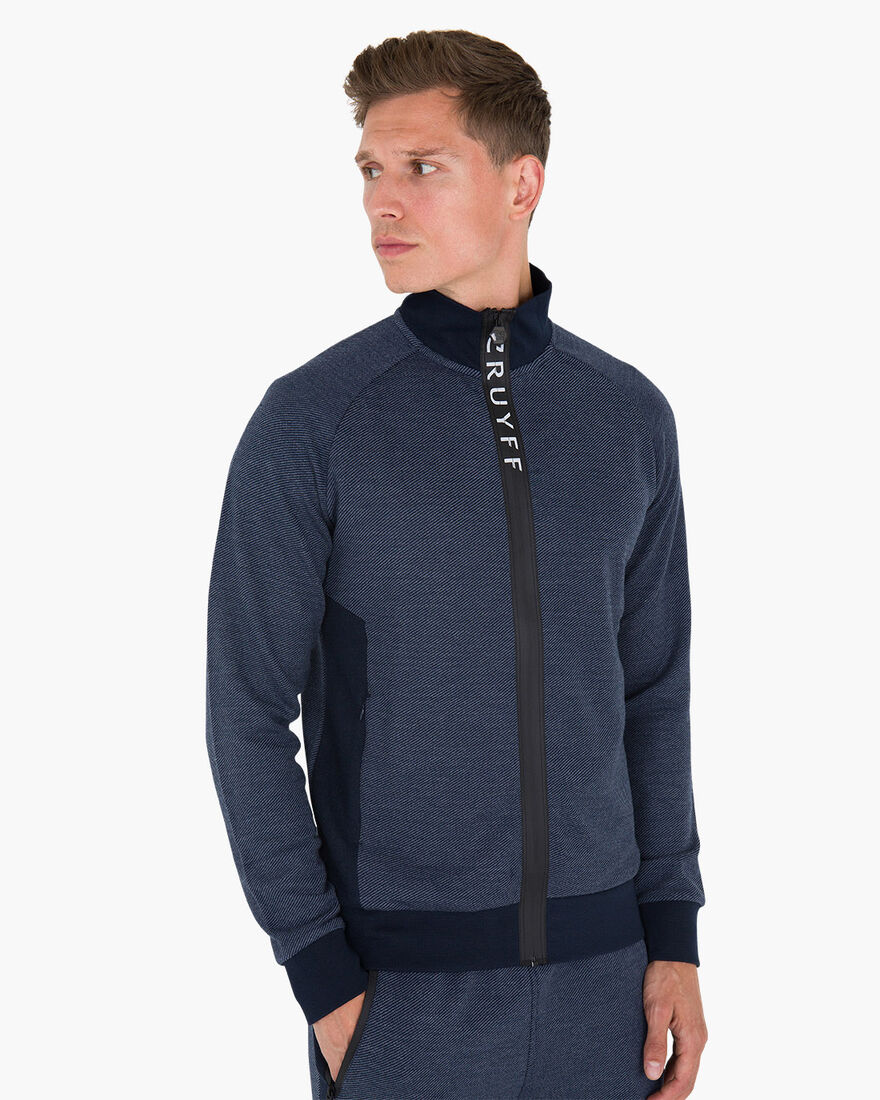 Emilio Track Top, Navy, hi-res
